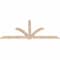 Ekena Millwork Redmond Smooth Timber Gable Bracket, Douglas Fir, 72"W x 33"H x 1 1/2"D x 3 1/2"F, 11/12 Pitch GBW072X33X0204RED00SDF - alternate 3